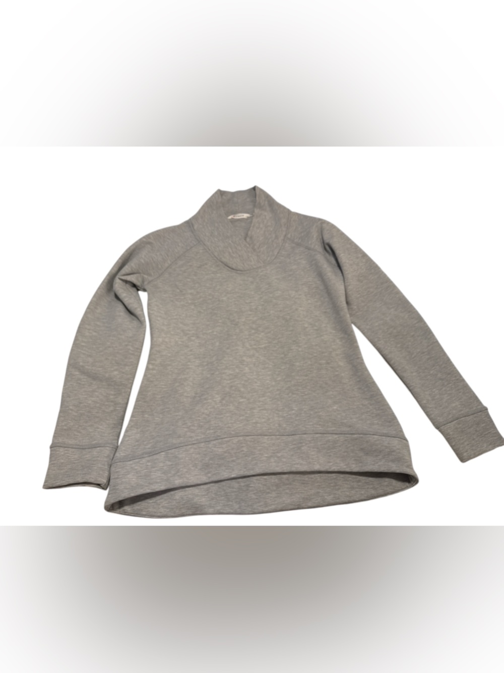 Athleta Women's Gray Funnel Neck Sweater. Size S